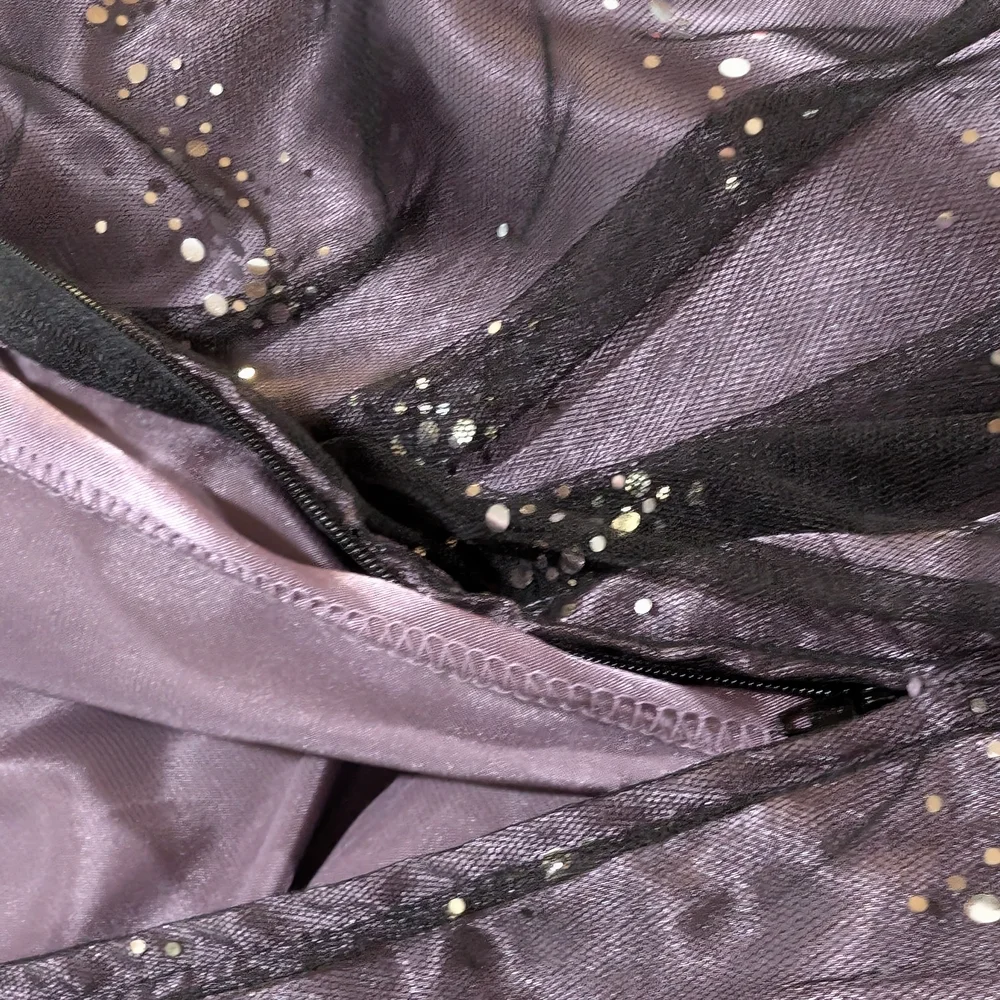 Whimsigoth Dark Fairy Celestial Glitter Halter Dress XS Y2K 2000s - Picture 11 of 15
